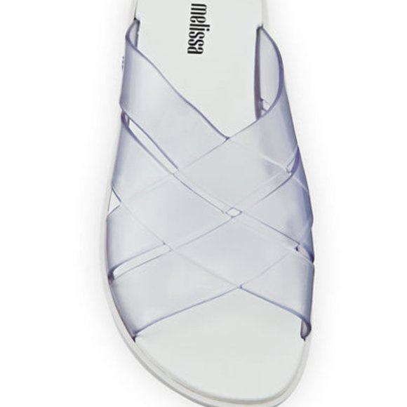 Melissa Shoes Big Girls 5 Breeze Ad Sandals Comfy! - Picture 4 of 4